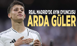 Real Madrid’de ayın oyuncusu: Arda Güler