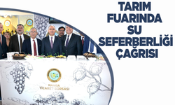 Tarım Fuarında su seferberliği çağrısı