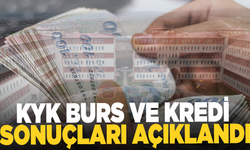 KYK burs ve kredi sonuçları açıklandı