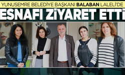 Başkan Balaban, esnafın taleplerini yerinde dinledi