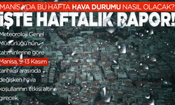 Manisa’da bu hafta hava durumu nasıl olacak? Yağış var mı? İşte detaylar...