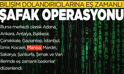 Manisa'da siber vurgun oerasyonu