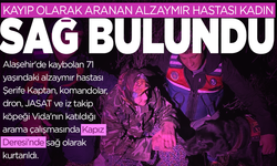 Kayıp olarak aranan alzaymır hastası kadın bulundu