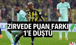 Zirvede puan farkı 1'e indi! Fenerbahçe evinde hata yapmadı