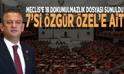 Meclis’e 18 dokunulmazlık dosyası sunuldu: 7’si Özgür Özel’e ait
