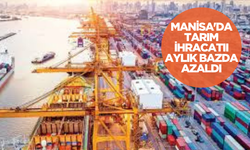 Manisa’da tarım ihracatı aylık bazda azaldı