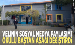 Velinin sosyal medya paylaşımı okulu baştan aşağı değiştirdi