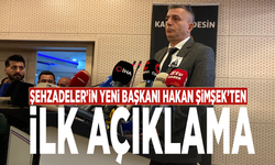 Şehzadeler’in yeni Başkanı Hakan Şimşek’ten ilk açıklama