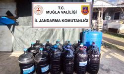 Yenil yıl öncesi 1 ton 235 litre kaçak içki ele geçirildi