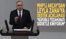 MHP'li Akçay'dan Leyla Zana'ya destek açıklaması: "Küfürlü tezahüratı şiddetle kınıyorum"