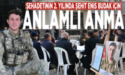 Şehadetinin 2. yılında Şehit Enis Budak için anlamlı anma