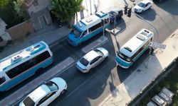 Trafik kurallarını hiçe sayan dolmuş şoke etti