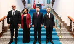 DEM Parti İmralı heyeti Adalet Bakanı Tunç'u ziyaret etti