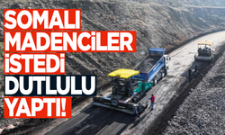 Soma’da madencilerin talep ettiği yolda asfalt çalışması başladı
