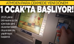 ATM'den para çekmede yeni dönem 1 Ocak'ta başlıyor!