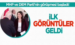 MHP ve DEM Parti'nin görüşmesi başladı! İlk görüntüler geldi