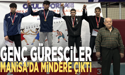 Genç güreşçiler Manisa’da mindere çıktı