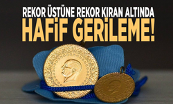 Rekor üstüne rekor kıran altında hafif gerileme!