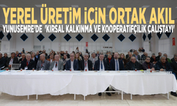 Yerel üretim için ortak akıl: Yunusemre'de  'Kırsal Kalkınma ve Kooperatifçilik Çalıştayı'