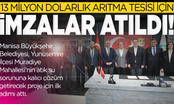 13 Milyon Dolarlık Arıtma Tesisi İçin İmzalar Atıldı