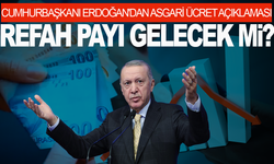 Cumhurbaşkanı Erdoğan'dan asgari ücret açıklaması