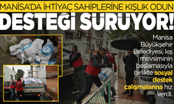 Manisa Büyükşehir Belediyesi kışlık odun yardımlarına başladı