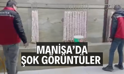 Manisa’da şok görüntüler