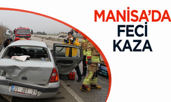 Kontrolden çıkan otomobil refüje ve bariyerlere çarptı: 1 ölü, 1 yaralı