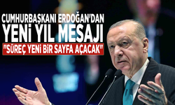 Cumhurbaşkanı Erdoğan'dan yeni yıl mesajı: "Süreç yeni bir sayfa açacak"