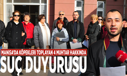 Manisa’da köpekleri toplayan 4 muhtar hakkında suç duyurusu