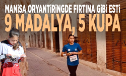 Manisa Oryantiringde fırtına gibi esti: 9 madalya, 5 kupa