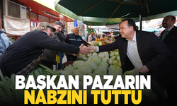 Başkan Dutlulu Pazar Ziyaretinde Talepleri Dinledi