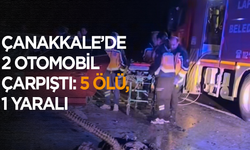Çanakkale'de feci kaza: 5 kişi can verdi