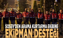SOSEV'den arama kurtarma ekibine ekipman desteği