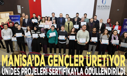 Manisa’da gençler üretiyor: ÜNİDES projeleri sertifikayla ödüllendirildi