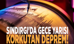 Sındırgı'da gece yarısı korkutan deprem!