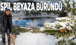Spil'de kış masalı: Doğa beyaz gelinliğini giydi