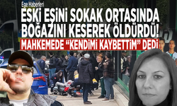 Eski eşini sokak ortasında boğazını keserek öldürdü: Mahkemede “Kendimi kaybettim” dedi