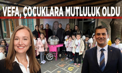 Vefa, çocuklara mutluluk oldu
