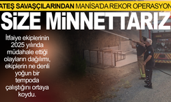 Manisa İtfaiyesi bir yılda binlerce can kurtardı