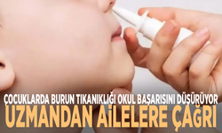 Çocuklarda burun tıkanıklığı okul başarısını düşürüyor: Uzmandan ailelere çağrı