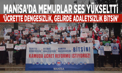 Manisa’da memurlar ses yükseltti: 'Ücrette dengesizlik, gelirde adaletsizlik bitsin'