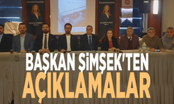 Başkan Şimşek'ten açıklamalar