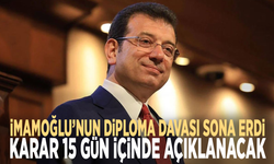 İmamoğlu’nun diploma davası sona erdi: Karar 15 gün içinde açıklanacak