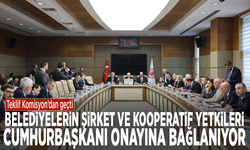 Teklif Komisyon’dan geçti: Belediyelerin şirket ve kooperatif yetkileri Cumhurbaşkanı onayına bağlanıyor