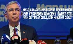 Yavaş, su krizine ilişkin konuştu. İsim vermeden Melih Gökçek'i işaret etti: “Kadı defterdar olmuş, eşek mühürdar olmuş”