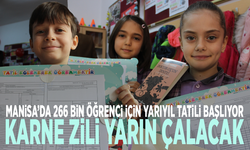 Manisa’da 266 bin öğrenci için yarıyıl tatili başlıyor: Karne zili yarın çalacak