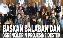 Başkan Balaban'dan öğrencilerin projesine destek