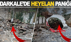 Darkale'de heyelan paniği