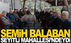 Başkan Balaban Seytili Mahallesi'ni ziyaret etti